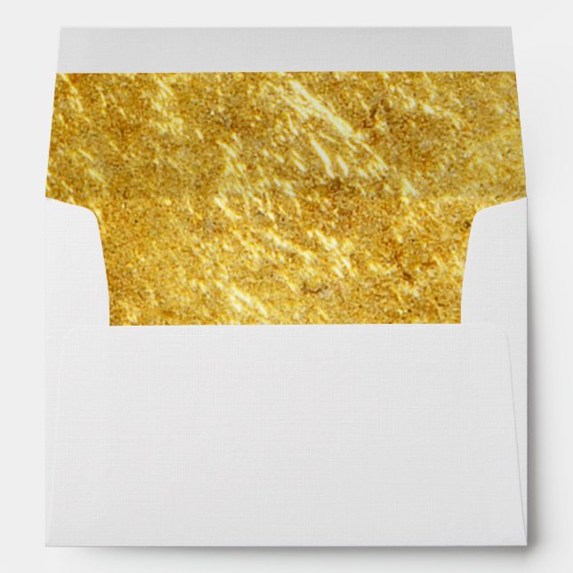 Faux Gold Envelope (Back (Bottom))