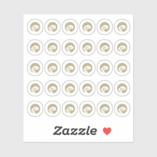 Faux Gold Fish Wedding Place Cards Meal Choice