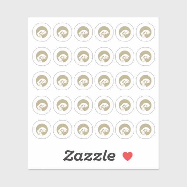 Faux Gold Fish Wedding Place Cards Meal Choice (Sheet)