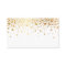 Faux Gold Foil Confetti Dots Elegant Place Cards