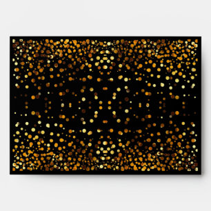 Faux Gold Foil Confetti Elegant Sparkles Envelopes