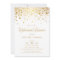 Faux Gold Foil Elegant Rehearsal Dinner Invitation