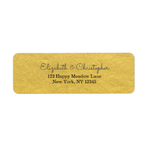 Faux Gold Foil Fancy And Elegant