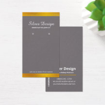 Faux Gold Foil Minimalistic Display Card