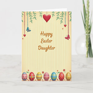 Faux Gold Foil Springtime Card
