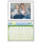 Faux Gold Foil Stripe Photo Calendar