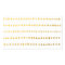 Faux Gold Foil White Arrows Pattern