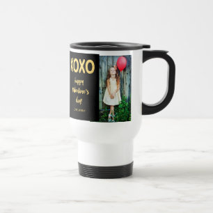 Faux Gold Foil XOXO Valentine's Day Photo Mug
