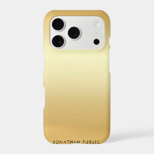 Faux Gold Glamour Trendy Modern Template Elegant