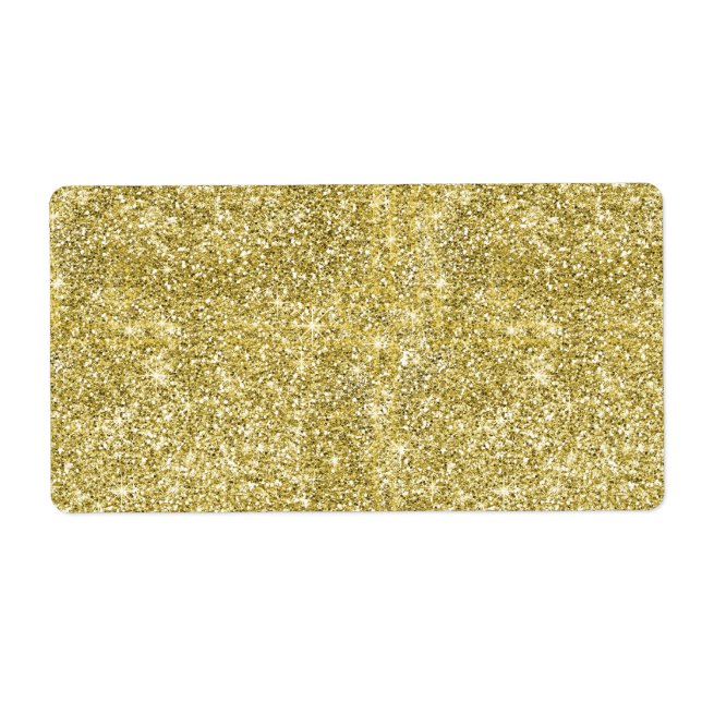 Faux Gold Glitter Background Pattern Sparkle (Front)