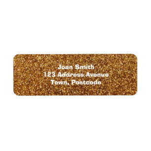 Faux Gold glitter graphic