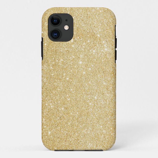 Faux Gold Glitter iPhone 5/5s Case (Back)