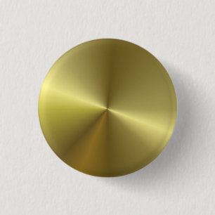 Faux Gold Metallic Look Elegant Blank Template 3 Cm Round Badge