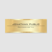 Faux Gold Metallic Look Modern Elegant Simple