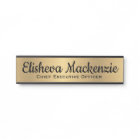 Faux Gold Office Door Sign Signs Name Plate