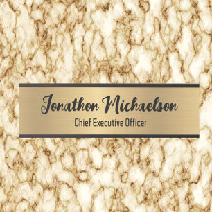 Faux Gold Office Door Sign Signs Name Plate