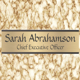 Faux Gold Office Door Sign Signs  Name Plate