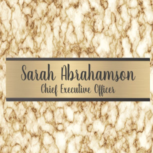 Faux Gold Office Door Sign Signs Name Plate