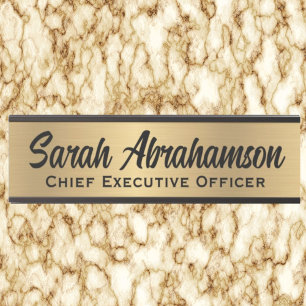 Faux Gold Office Door Sign Signs Name Plate