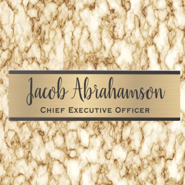 Faux Gold Office Door Sign Signs  Name Plate (Creator Uploaded)