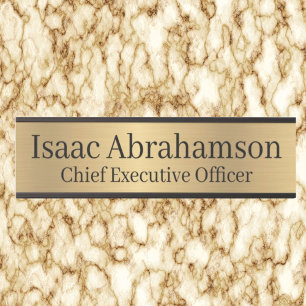 Faux Gold Office Door Sign Signs Name Plate