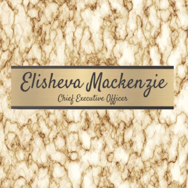 Faux Gold Office Door Sign Signs  Name Plate (Creator Uploaded)