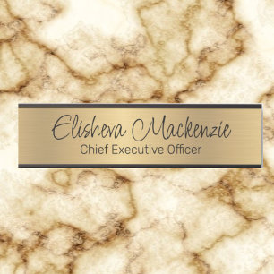 Faux Gold Office Door Sign Signs  Name Plate