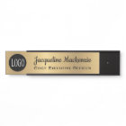 Faux Gold Office Door Sign Signs  Name Plate