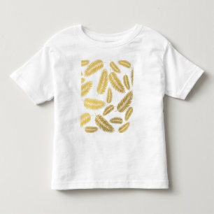 Faux Gold Palm Leaves Pattern Toddler T-Shirt