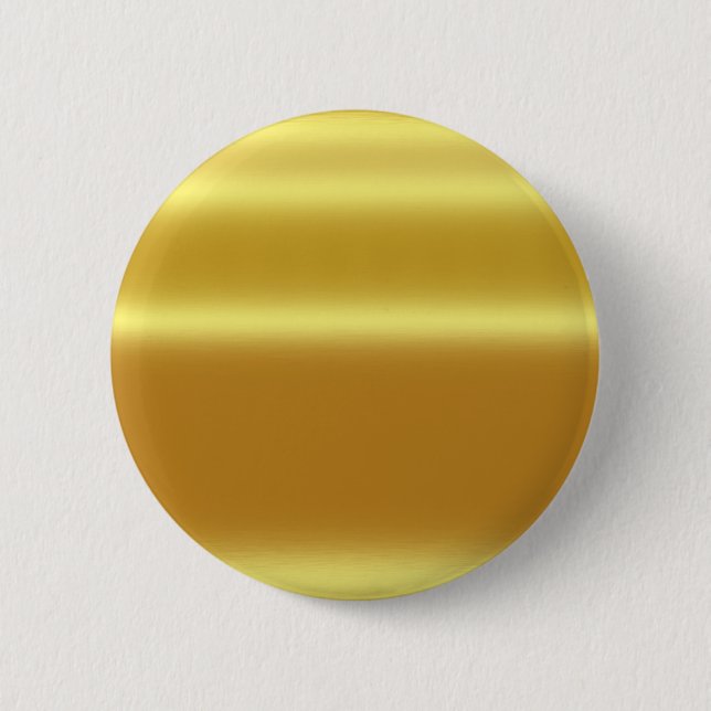 Faux gold,shining,metallic,yellow,golden,graphic 6 cm round badge (Front)