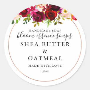 Faux Gold Soap Sticker