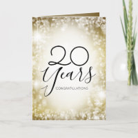 Faux gold sparkle universal employee anniversary