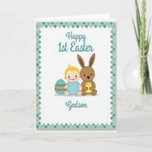 Faux Gold Springtime Friends Card