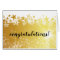 Faux gold stars employee congratulations card