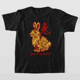 Faux Gold Year Of The Rabbit T-Shirt