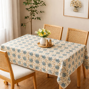 Faux Granny Square Doily Crochet Pattern Tablecloth