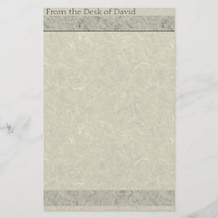 Faux Handmade Paper Old Fashioned Stationery