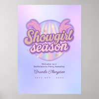 Faux Holographic Disco Showgirl Bachelorette Party