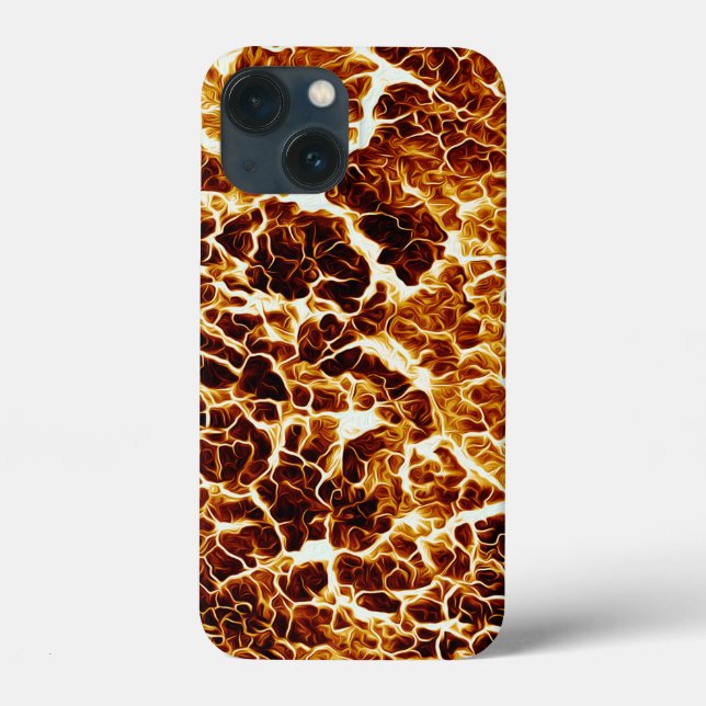 Faux Hot Lava Texture Case-Mate iPhone Case (Back)