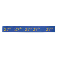 Faux/Imitation Gold "27th" Event Number (Blue)