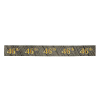 Faux/Imitation Gold "46th" Event Number (Rustic)