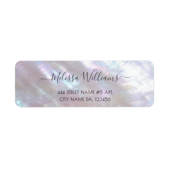 FAUX Iridescent Holographic (Front)