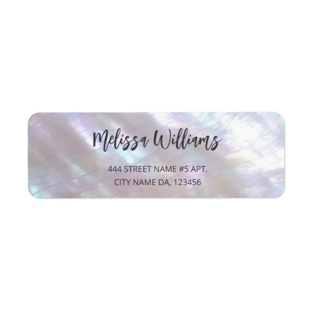 FAUX Iridescent Holographic (Front)