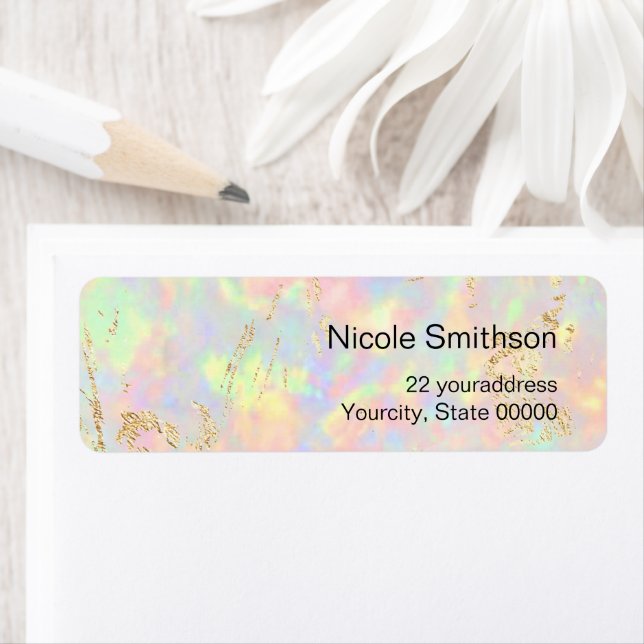 faux iridescent opal background  labels (Insitu)