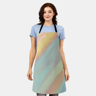 Faux Iridescent Seashell Pattern Apron