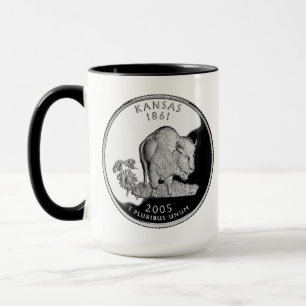 Faux Kansas State Quarter Mug