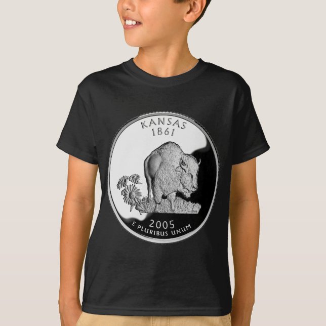 Faux Kansas State Quarter T-Shirt (Front)