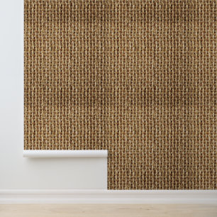 Faux Knitted Cotton Sacks Wallpaper