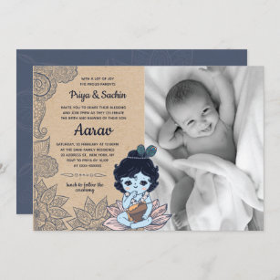 Baby Naming Ceremony Invitations | Zazzle