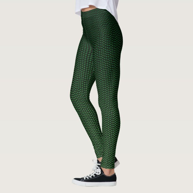Faux Lace Leggings Costume Fishnet Stretchy Pants (Left)